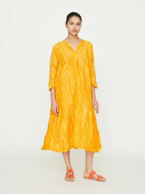 Abito Dress Spicchi Sn Collo h130 Lavato in Yellow