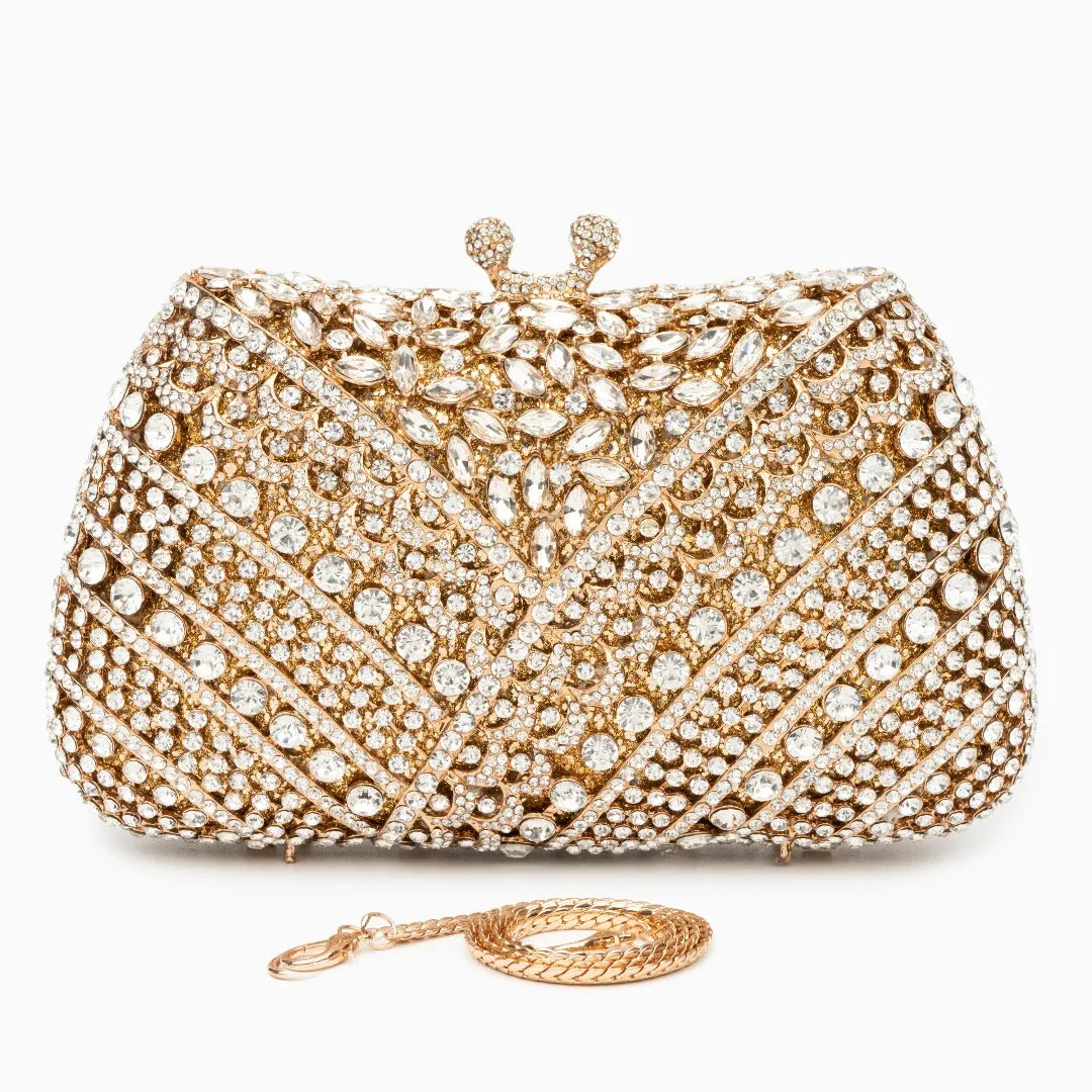 Amira Diamonds Clutch Bag