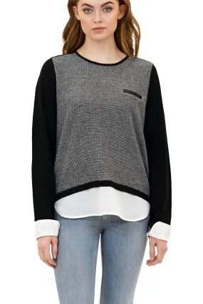 Ann Layered Knit Top