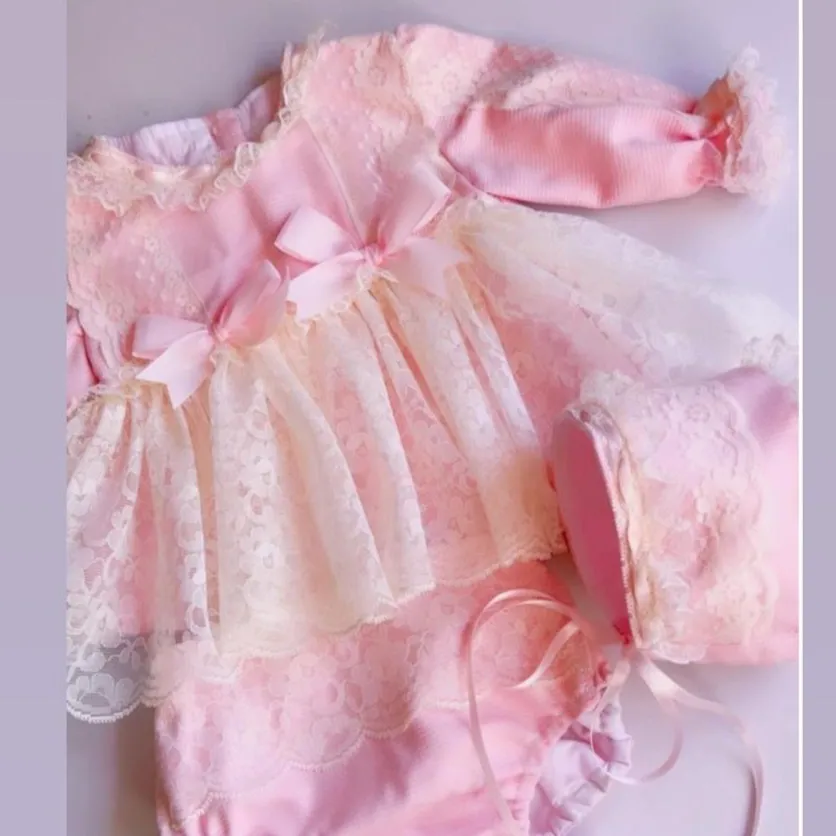 Baby Pink Lace Dress