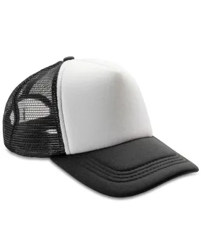 Black/White - Core Detroit  mesh truckers cap