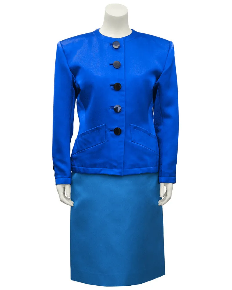 Blue Skirt Suit