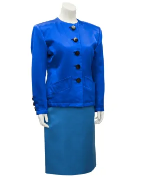 Blue Skirt Suit