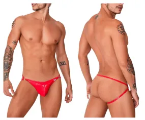 CandyMan 99741 Gloss Jockstrap Red