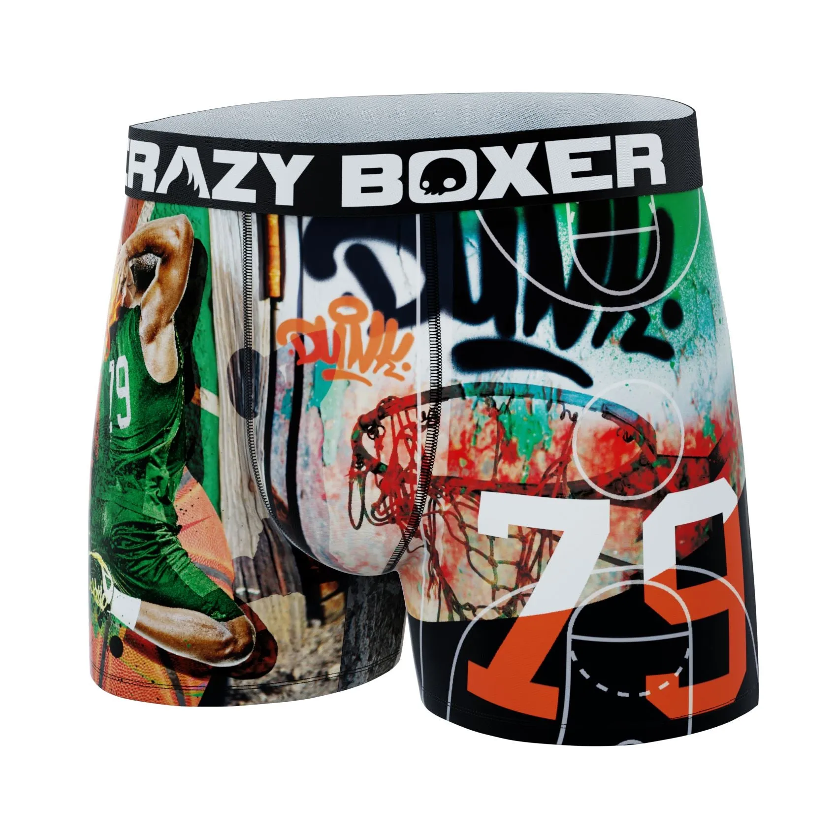 CRAZYBOXER Sports Basketball Men's Boxer Briefs