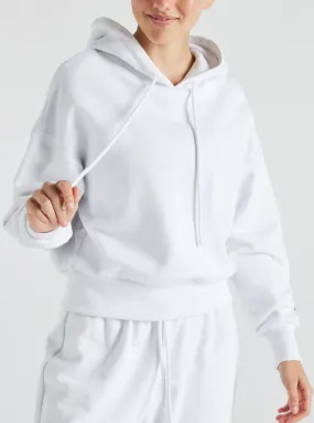 Electric Fleece Hoodie - White