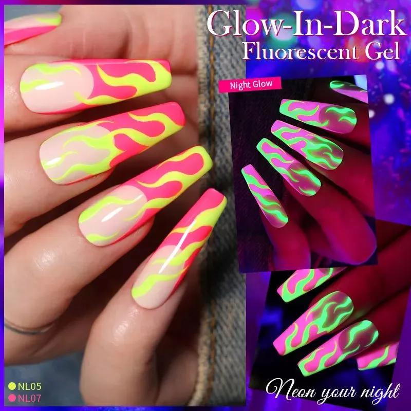 Glow-In-Dark Fluorescent Gel Polish Born Pretty