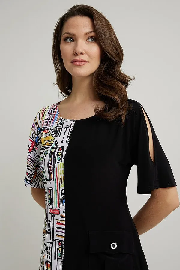 Joseph Ribkoff Urban Print Dress