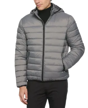 Lightweight Hooded Puffer Jacket