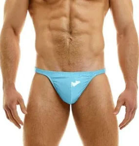 MODUS VIVENDI Viral Vinyl Thongs With Roomy Pouch Shiny Light Blue 08016 B77A