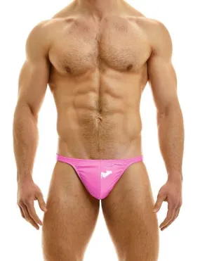 MODUS VIVENDI Viral Vinyl Thongs With Roomy Pouch Shiny Neon Pink 08016 B77A