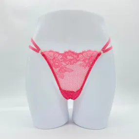 Popitt Pink Thong: Lace