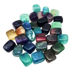 Rainbow Fluorite Tumbles .5”-1”