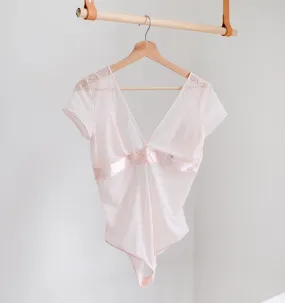 Ribbon banded body [Pantry pink]