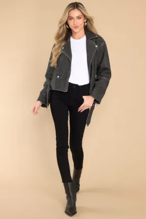 Ride Off A List Faux Leather Jacket