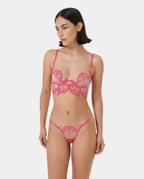 Set: Marisa Eco Fuchsia Pink/Sheer