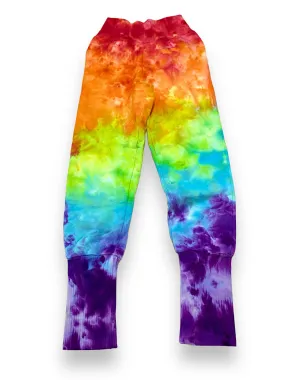 Size Medium (3-6y) GWM Joggers - ICE-DYED Rainbow (French Terry)