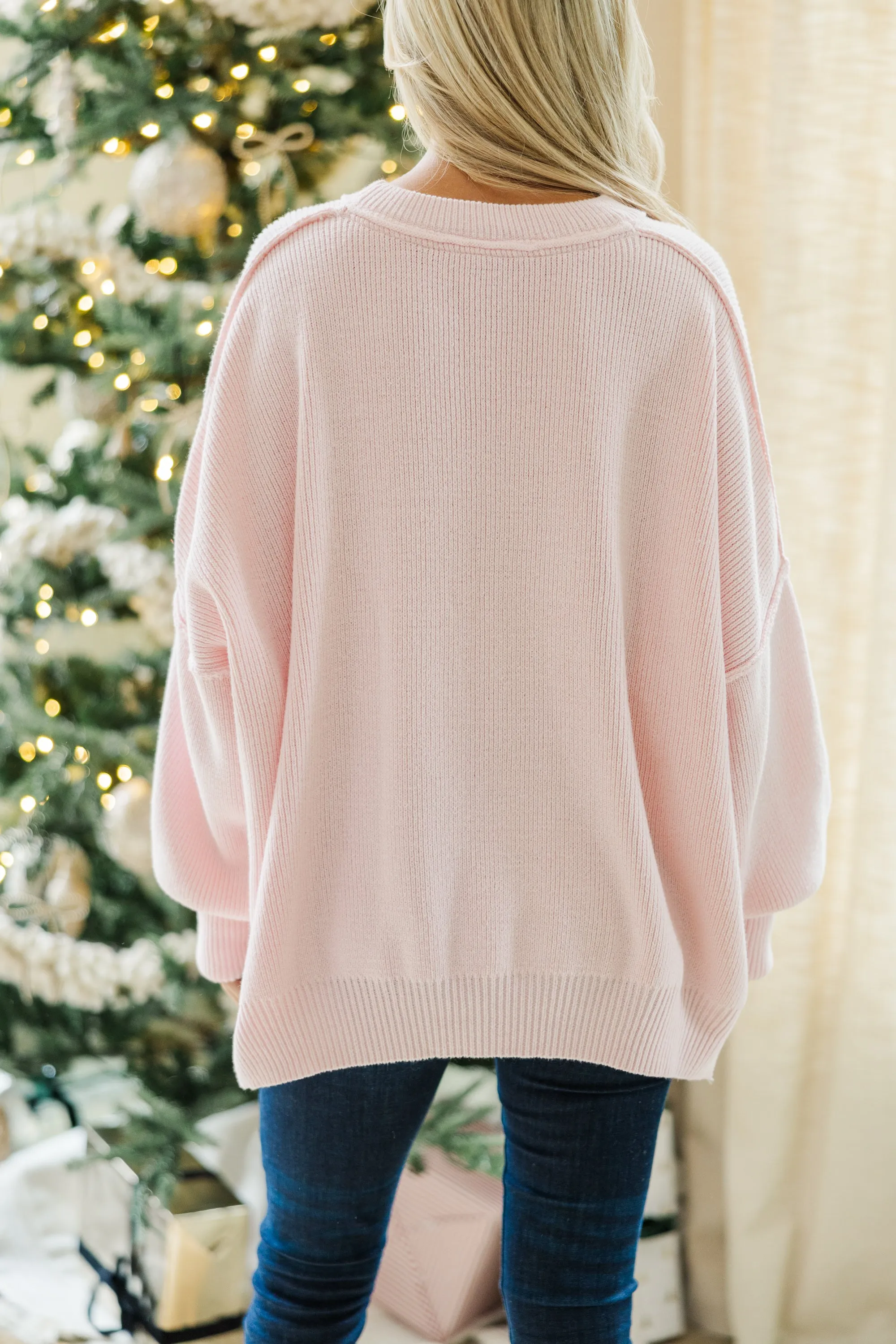 Sweet Tooth Light Pink Gingerbread Sweater