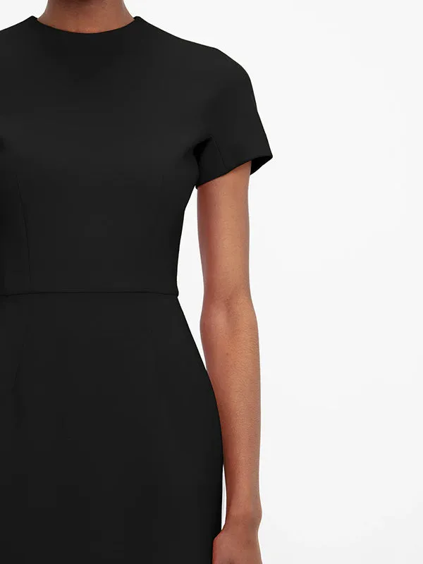 T-Shirt Fitted Dress in Black