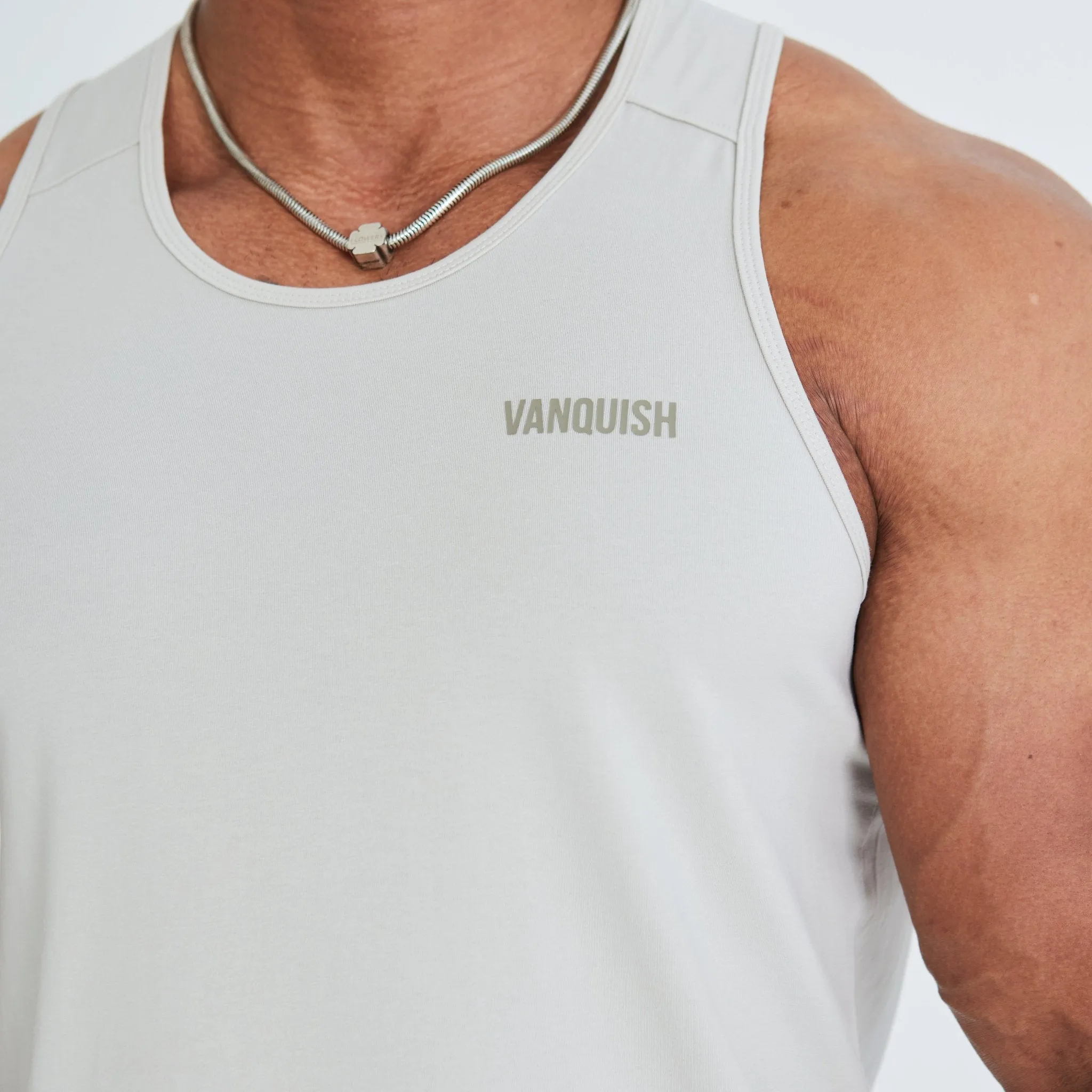 Vanquish Essential Stone Regular Fit Tank Top