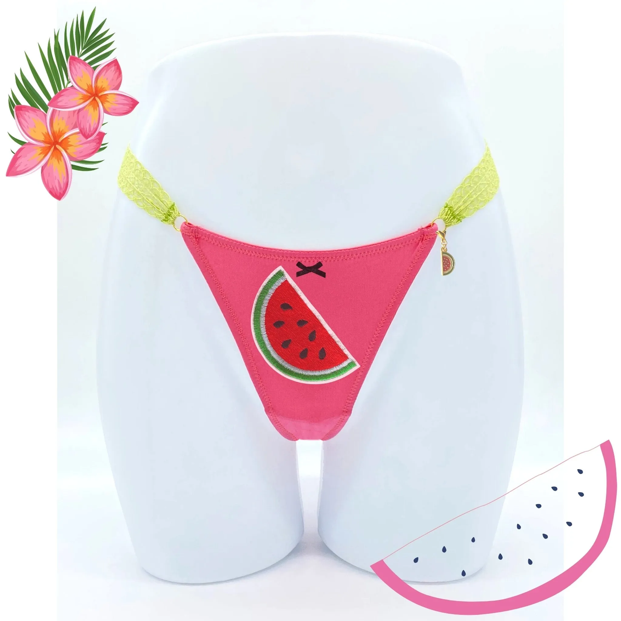 Watermelon Thong: Silky